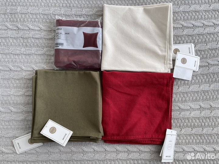 Чехлы для подушек H&M Home, IKEA