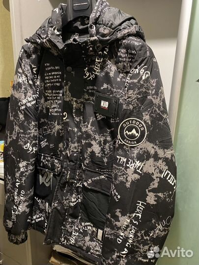 Мужская зимняя куртка парка 52