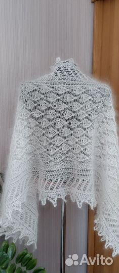 Пуховые шарфики