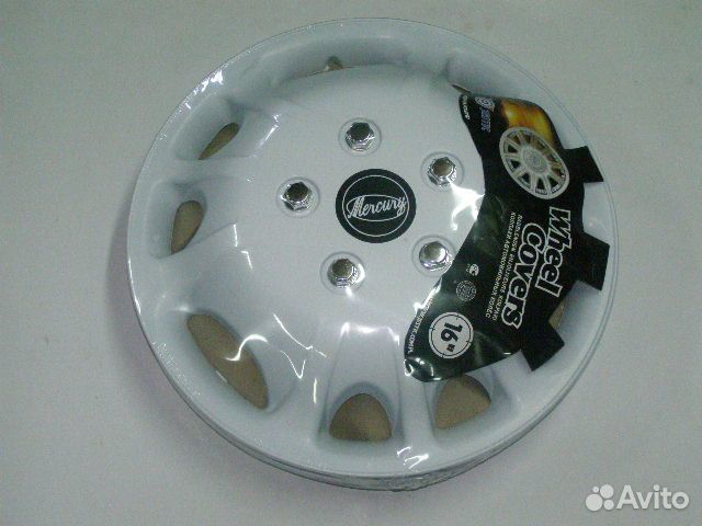 Колпак колеса R16 Меркурий задний белый 2 шт