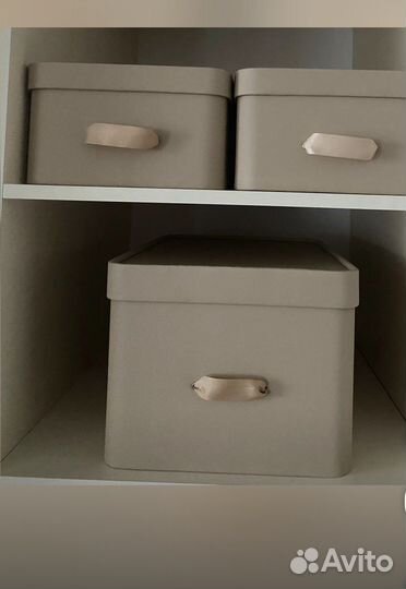 Коробка для хранения из экокожи