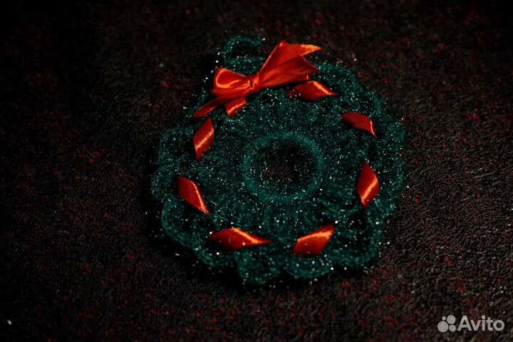 Вязанные новогодние игрушки ручной работы