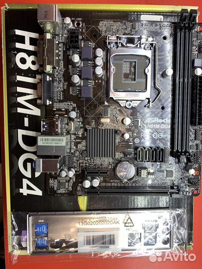 Материнская плата сокет 1150 (ASRock H81M-DG4)