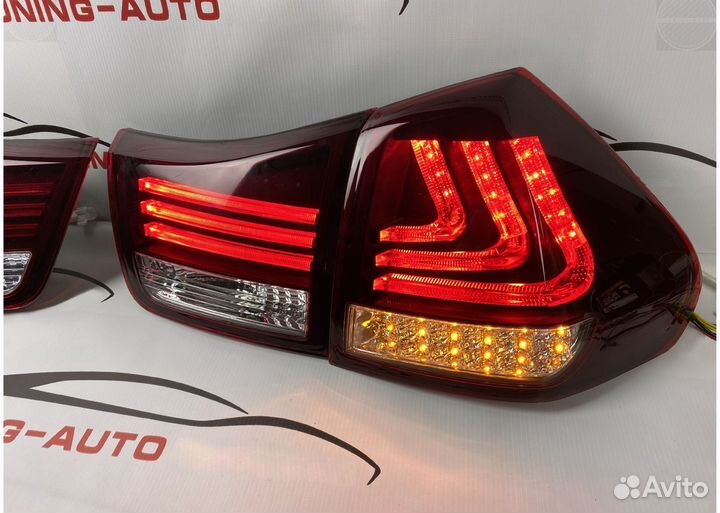Стоп сигналы Lexus RX330 LED стиль 2019 года