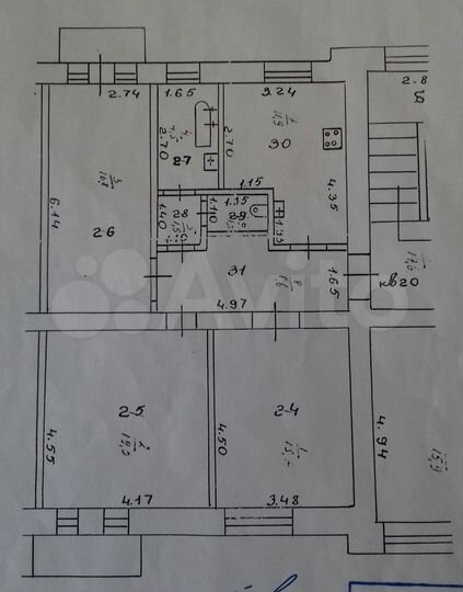 3-к. квартира, 80,9 м², 5/5 эт.