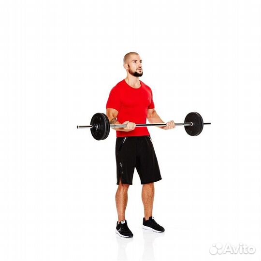 Гриф прямой для штанги 120 см, диаметр 2,8 см