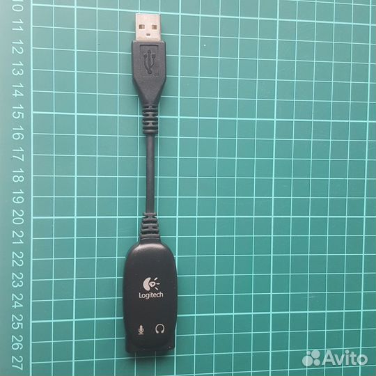 Logitech USB Adapter A-5572A USB To 3.5MM