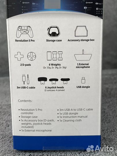 Геймпад Nacon Revolution Pro 5 PS4/PS4/PC