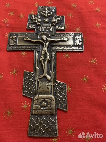 Крест и икона 19 в антикварные