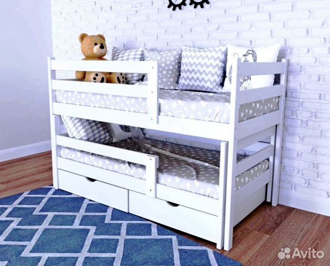 Кровать выкатная массив