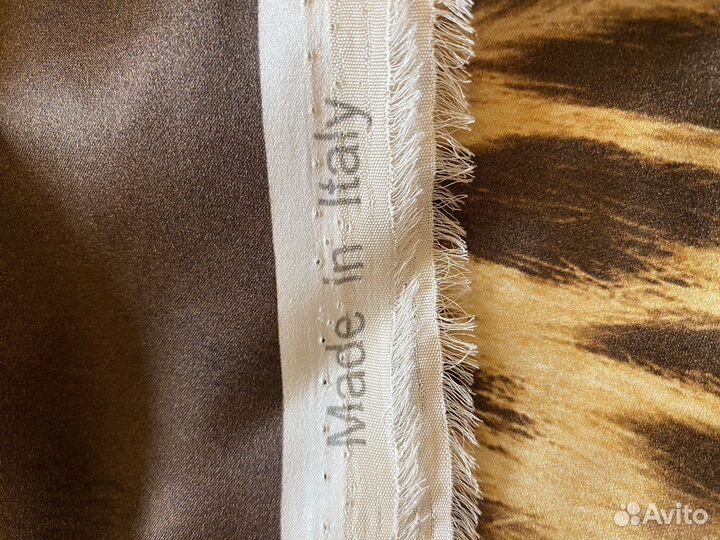 Ткань натуральный шелк италия