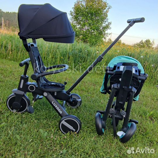 Складной велосипед Luxmom 368 черный