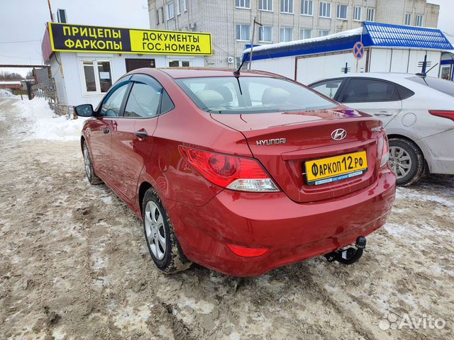 Фаркоп на Хендай Солярис Hyundai Solaris до 2017г