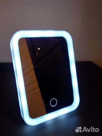 Зеркало настольное с подсветкой новое