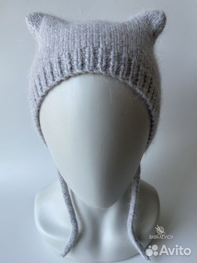 Детские шапочки для девочек коточепчик