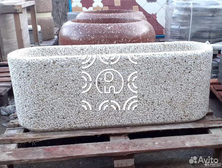 Вазон бетонный сицилия напрямую с цеха