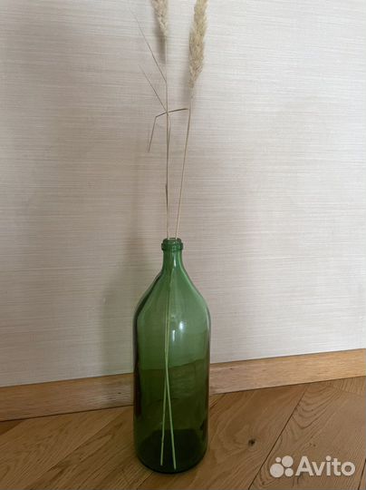 Старинная бутылка,цветное стекло СССР