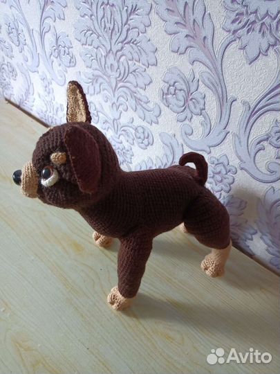 Вязаные игрушки. Собачки