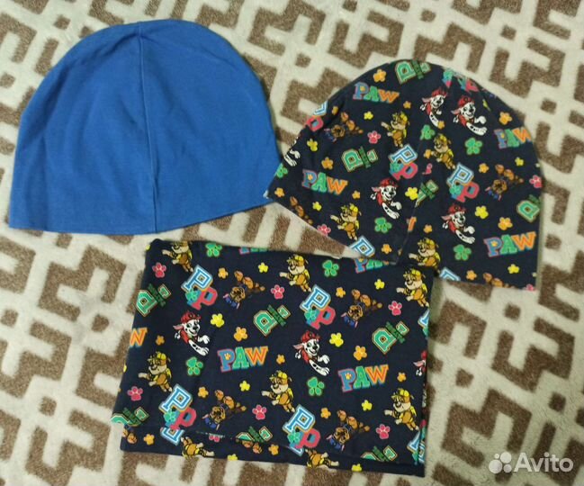 Комплект из 2 шапок и снуда h&m