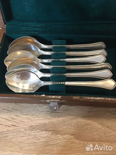 Столовые приборы мельхиор, серебро, времен СССР