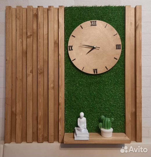 Панно с часами