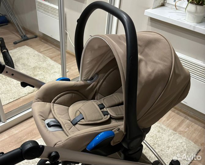 Автолюлька anex+база isofix