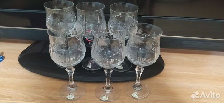 Хрустальные фужеры