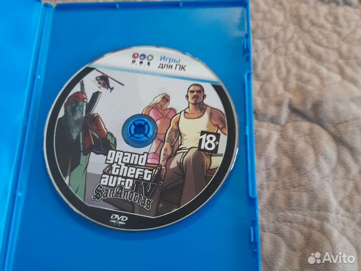 Пиратский диск с gta sa