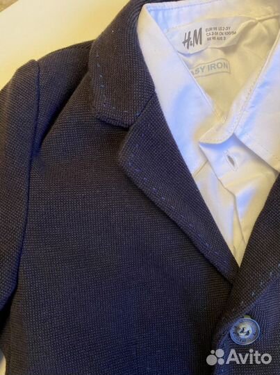 Пиджак и белая рубашка H&M