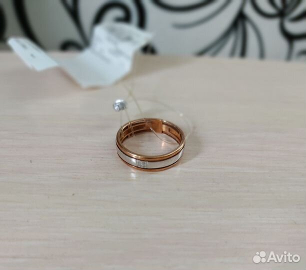 Новое обручальное серебряное кольцо 17,5