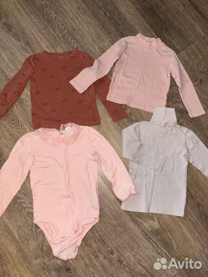 Боди, лонг, водолазка 98 рост (пакетом)