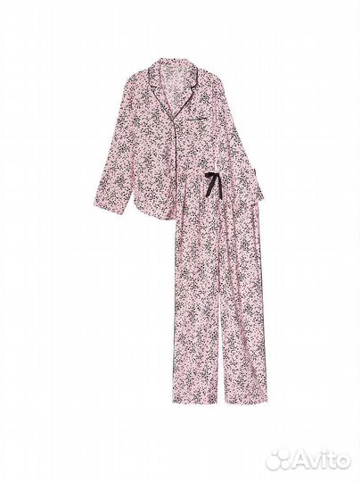 Пижама Victoria's Secret Flannel Long Pajama Set