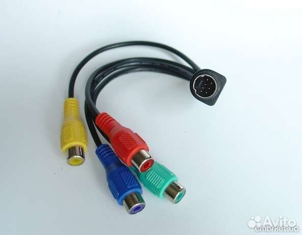 Кабель-адаптер 7 pin S-Video на 4 х RCA