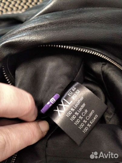 Куртка кожаная лайка