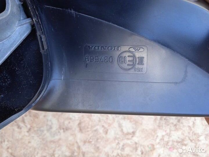 Зеркало лев. honda odyssey