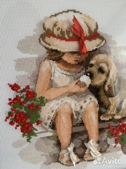 Картина вышитая крестом