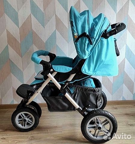 Коляска capella S-901WF AIR сибирь аква