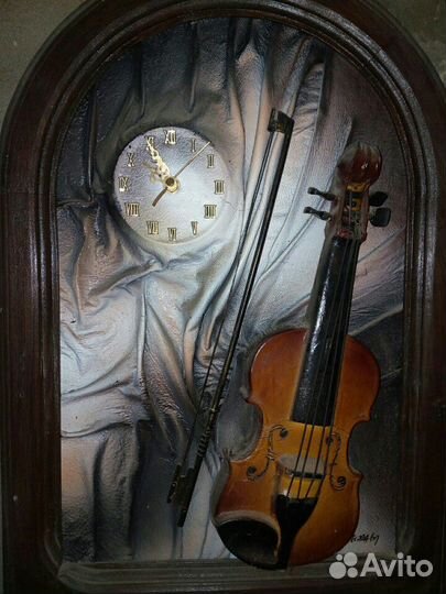 Декоративные кожаные часы