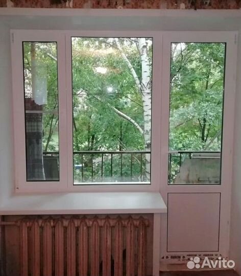 Окно пластиковое на заказ в рассрочку