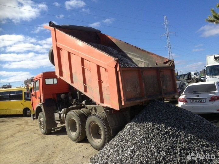 Щебень гранитный оптом от 3кубов