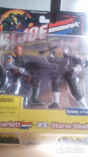 Gi Joe Agent Scarlett vs Storm shadow