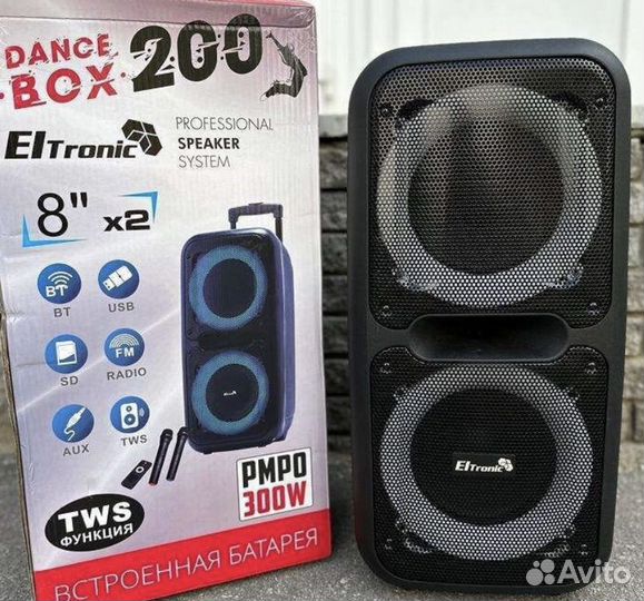 Блютуз колонка eltronic