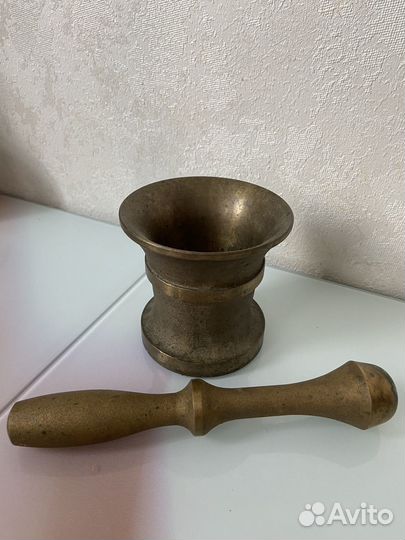 Ступка с пестиком.Бронза