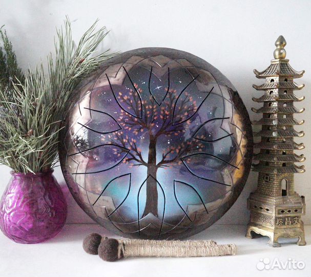 Глюкофон Дерево Жизни 28см, строй A Minor