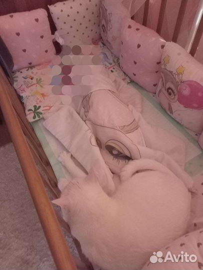 Бортики в детскую кроватку бу