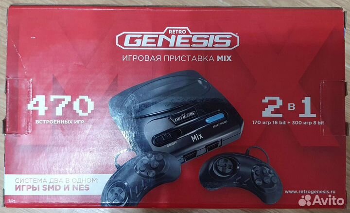 Retro Genesis Mix (470 игр) sega + dendy