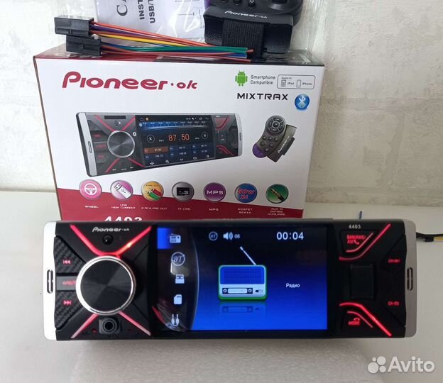 Новая магнитола с Bluetooth и экраном