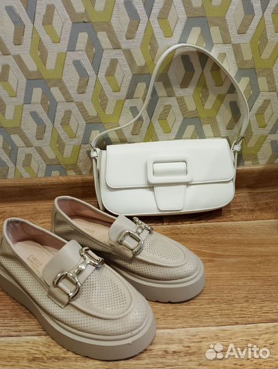 Лоферы женские р. 35,5