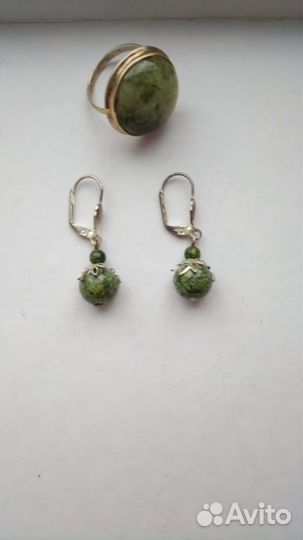 Серьги серебро