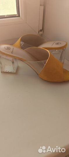 Сабо женские 37 размер натуральная кожа